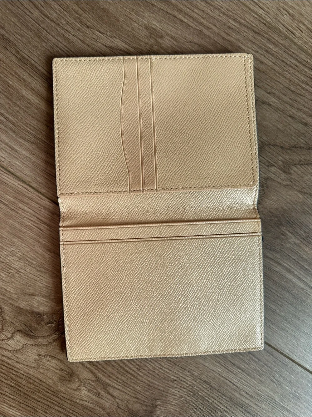 Coach Gold Glitter Card Holder Wallet